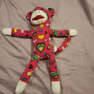 **FREE with any purchase!** Heart Sock Monkey Stuffie